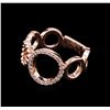 Image 2 : 0.16ctw Diamond Ring - 14KT Rose Gold