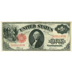 1917 $1 Saw-Horse Legal Tender Bank Note