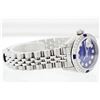 Image 2 : Ladies Rolex Stainless Steel Diamond and Sapphire Datejust Wristwatch