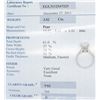 Image 5 : EGL Certified 3.02ct Diamond Solitaire Ring - 14K White Gold