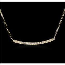 14KT Yellow Gold 0.84ctw Diamond Necklace