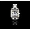 Image 1 : Chopard Stainless Steel 2.15ctw Diamond Happy Sport Watch