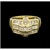 Image 1 : 1.00ctw Diamond Ring - 18KT Yellow Gold