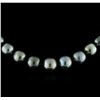Image 2 : Tahitian South Sea Cultured Pearl Necklace - 14KT White Gold