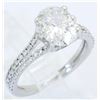 Image 3 : GIA Certified 1.78ctw Diamond Ring - 18KT White Gold