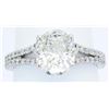 Image 7 : GIA Certified 1.78ctw Diamond Ring - 18KT White Gold