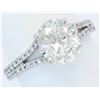 Image 8 : GIA Certified 1.78ctw Diamond Ring - 18KT White Gold