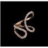 Image 1 : 0.82ctw Diamond Ring - 14KT Rose Gold