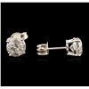 Image 2 : 14KT White Gold 1.72ctw Diamond Stud Earrings