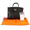 Image 1 : Hermes Black Clemence Birkin Bag