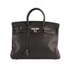 Image 2 : Hermes Black Clemence Birkin Bag