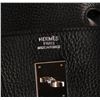 Image 6 : Hermes Black Clemence Birkin Bag