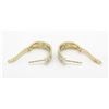 Image 6 : 1.10ctw Diamond Earrings - 14K Yellow Gold