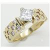 Image 2 : 1.50ctw Diamond Ring - 14KT Yellow Gold