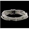 Image 1 : 15.57ctw Diamond Bracelet - 18KT White Gold