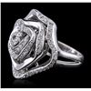 Image 1 : 14KT White Gold 0.67ctw Diamond Ring