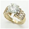 Image 6 : 3.01ctw Diamond Ring - 14KT  Yellow Gold