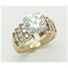 Image 7 : 3.01ctw Diamond Ring - 14KT  Yellow Gold