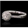 Image 2 : 14KT White Gold 1.41ctw Diamond Ring