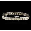 Image 2 : 14KT White Gold 26.22ctw Diamond Tennis Bracelet