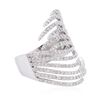 Image 1 : 14KT White Gold 0.68ctw Diamond Ring