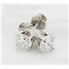 Image 1 : 1.31ctw Diamond Stud Earrings - 14KT  White Gold
