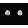 Image 6 : 1.31ctw Diamond Stud Earrings - 14KT  White Gold