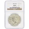 Image 1 : 1922 NGC MS63 Peace Silver Dollar