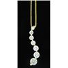 Image 1 : 1.00ctw Diamond Pendant - 14KT Yellow Gold