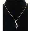Image 2 : 1.00ctw Diamond Pendant - 14KT Yellow Gold