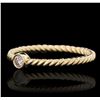 Image 2 : 14KT Yellow Gold 0.09ct Diamond Ring