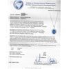 Image 3 : 4.39ct Tanzanite and Diamond Pendant With Chain - 14KT White Gold