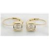 Image 2 : 1.33ctw Diamond Earrings - 14KT Yellow Gold