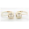 Image 3 : 1.33ctw Diamond Earrings - 14KT Yellow Gold
