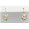 Image 4 : 1.33ctw Diamond Earrings - 14KT Yellow Gold