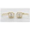 Image 5 : 1.33ctw Diamond Earrings - 14KT Yellow Gold