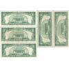 Image 2 : 1963 $5 Red Seal Bill Lot of 5