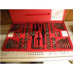 Snap-On 76 pc tap & die set  4-40 NC -1/2-20 NF Part#- TDTDM500