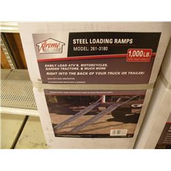Steel loading ramps