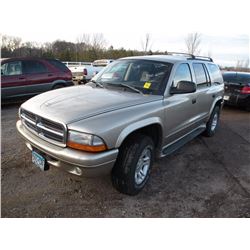 2002 Dodge Durango SLT SN#-1B4HS58N72F190662