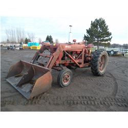Farmall 400 w/loader, chains, snow & manure bucket
