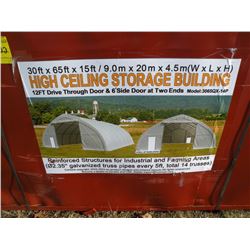 30x65x15 storage building -New
