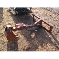 Homemade backhoe attachment w/8" bucket