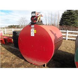 Fuel barrel w/Fill Right 3/4 horse high-flow pump