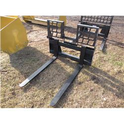 Stout 48" walk-thru pallet forks -New
