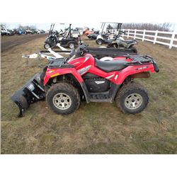 2007 Can-Am Outlander XT 500 w/plow SN#-2BVEKHK177V000453