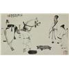 Image 3 : Chinese WC Figure Scroll Fu Baoshi1904-1965