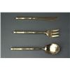 Image 3 : 144Pc Set Goldplated w/ Original Wood Box Unused