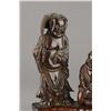 Image 2 : Rare Chinese Horn Carved He Ge Er Xian Figures
