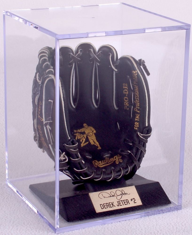 Derek Jeter Rawlings Gold Glove Series MiniBaseball Glove with Display